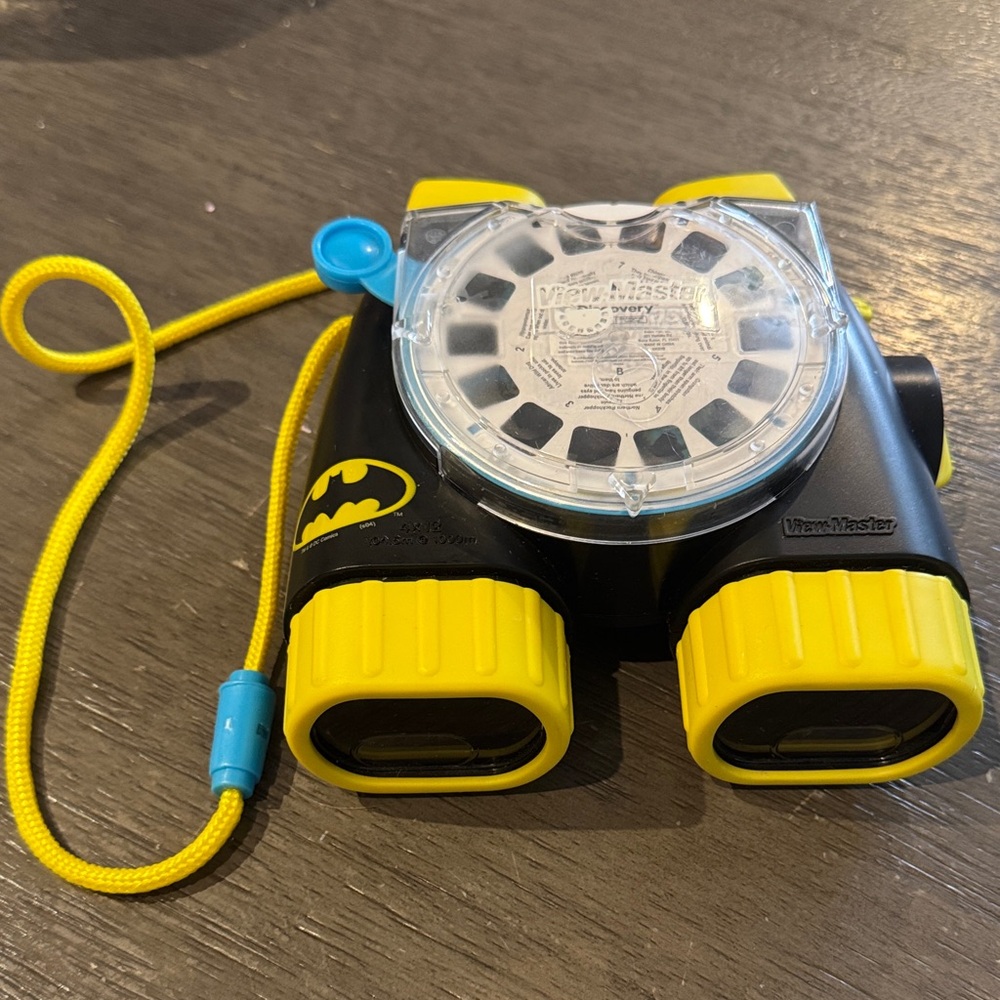 BATMAN VIEW MASTER BINOCULARS WITH ONE REEL FISHER PRICE 1998